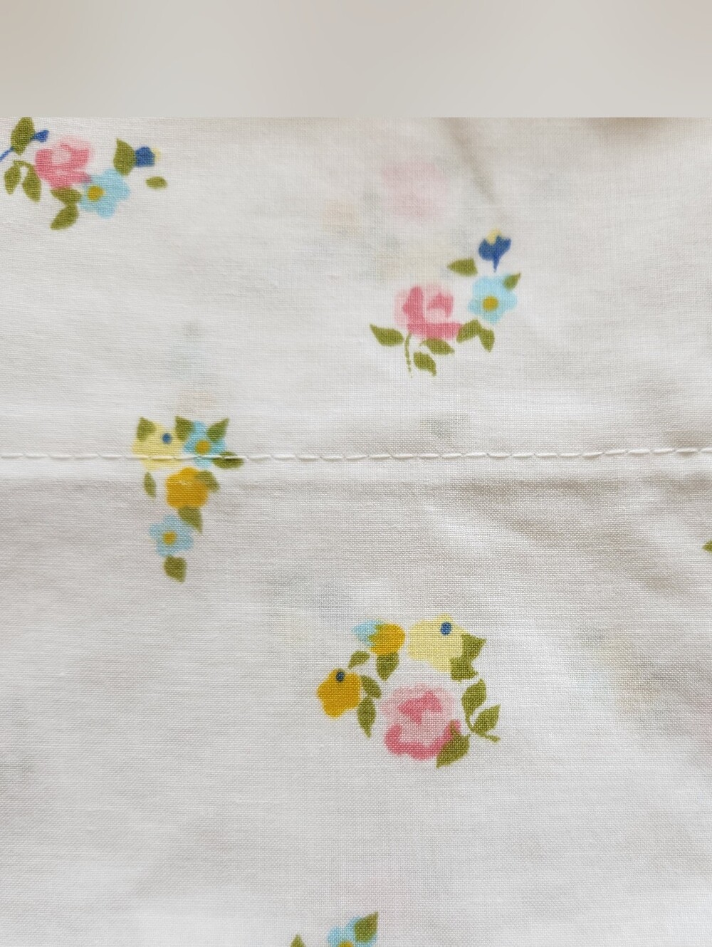 VINTAGE Cannon Monticello Pillow Cases Floral Print